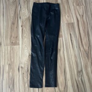 Rag & Bone Black 100% Lamb Leather Pants